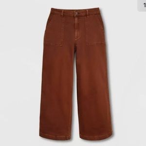 High-Rise Wide Leg Cropped Jeans - UniversalThread